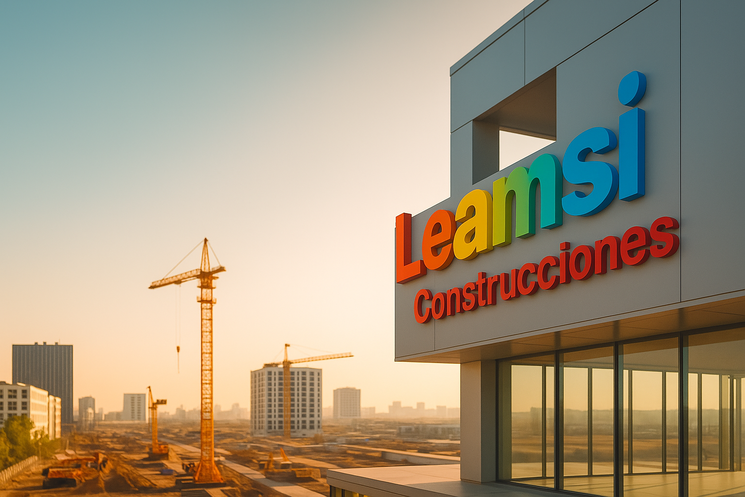 Obra en construcción moderna