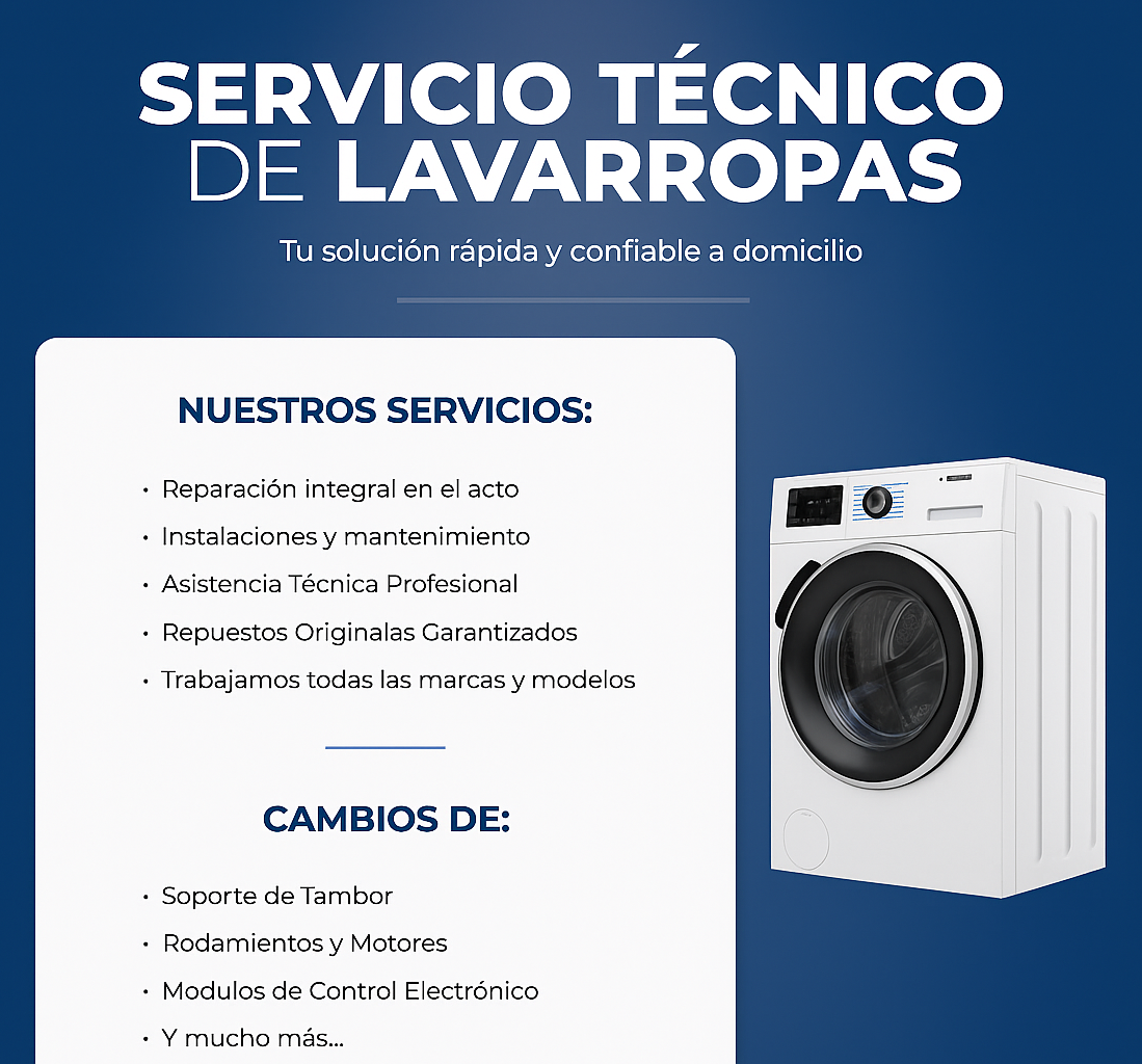 Servicio técnico de lavarropas