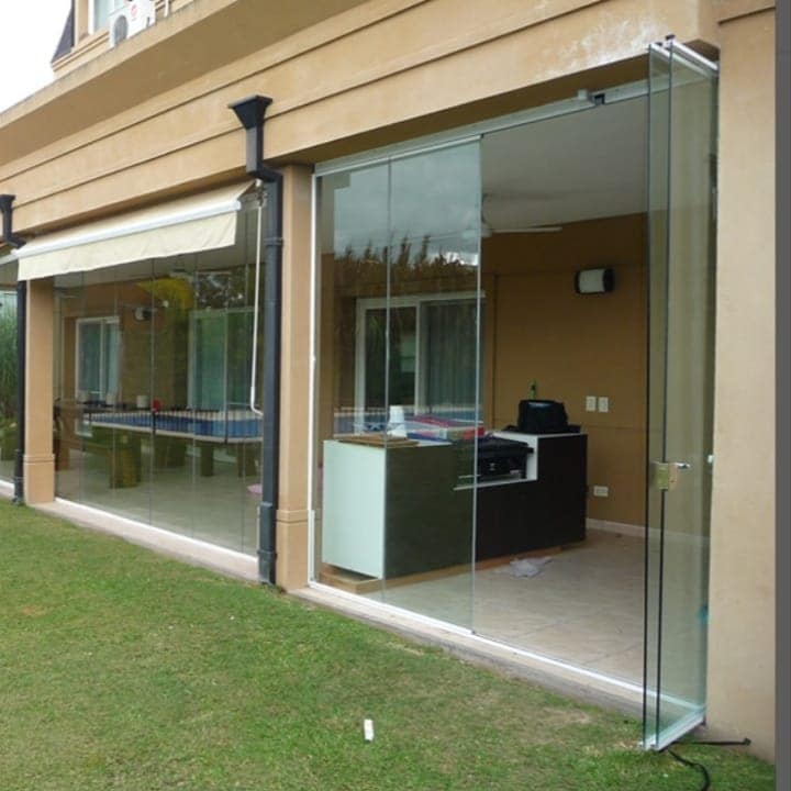 Cerramiento corredizo en living