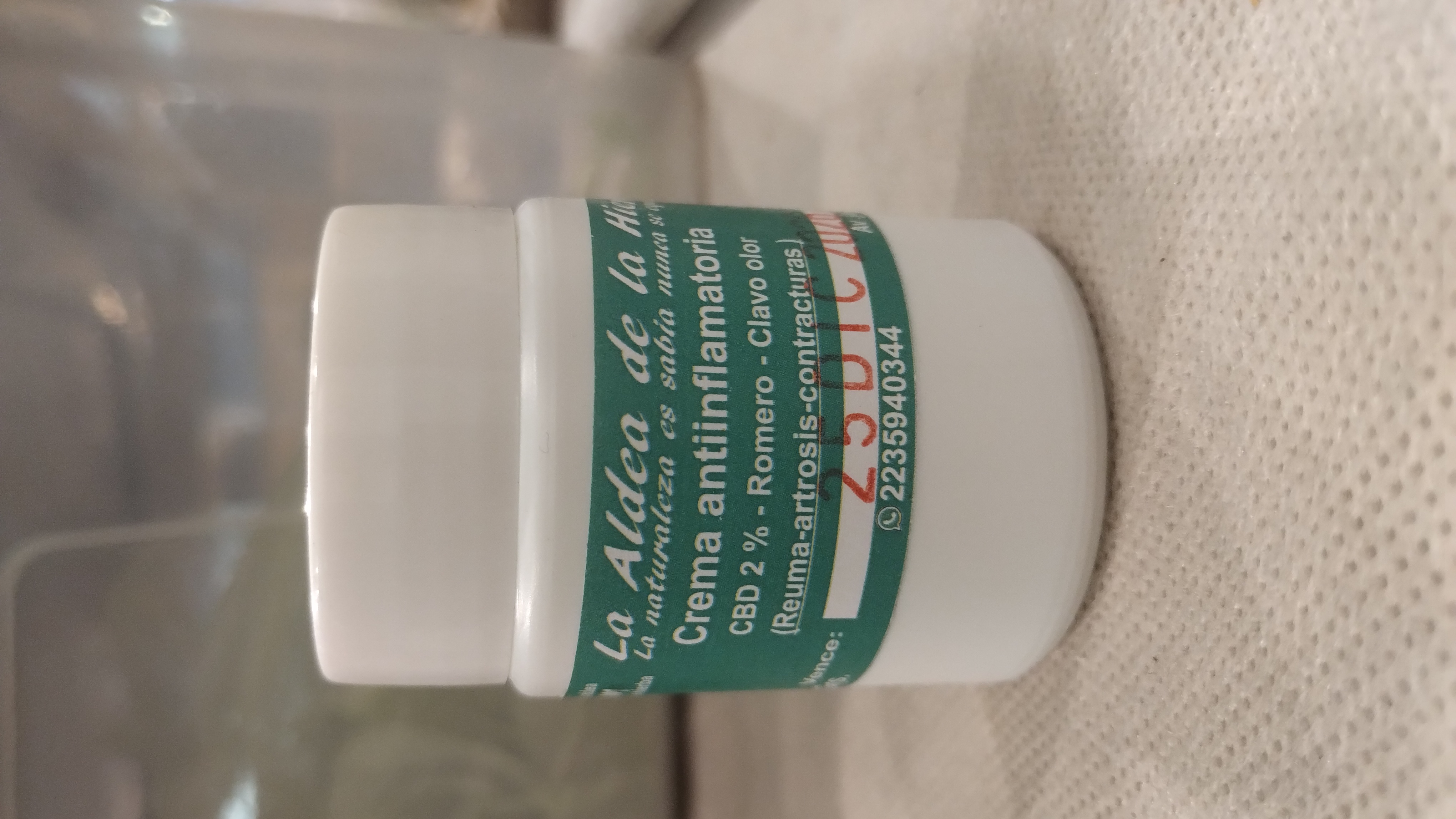 Crema analgésica CBD 50 grs 