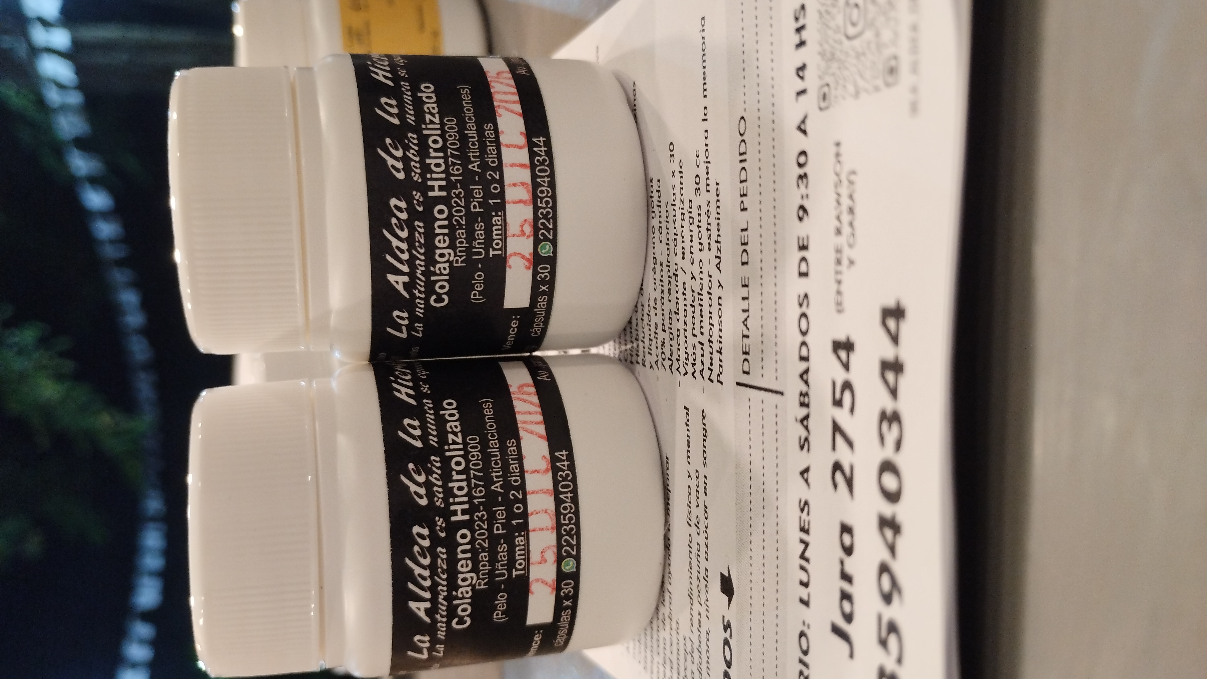Colágeno hidrolizado capsulas x 30.
