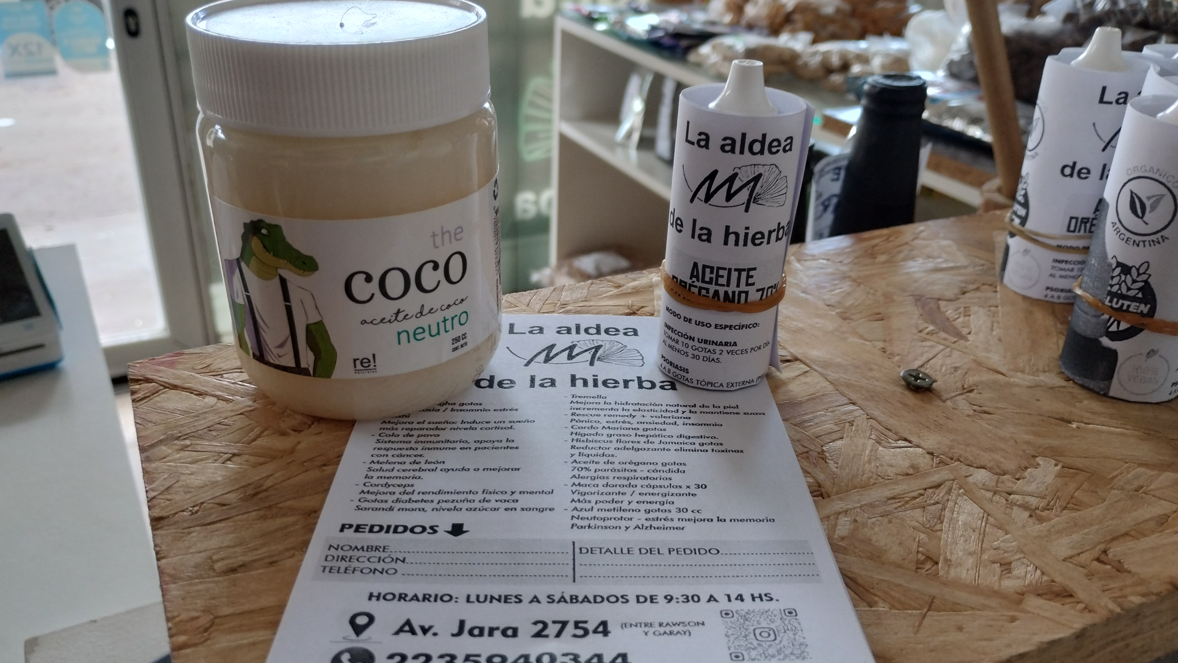 Combo 1 ac orégano 1 ac coco neutro 