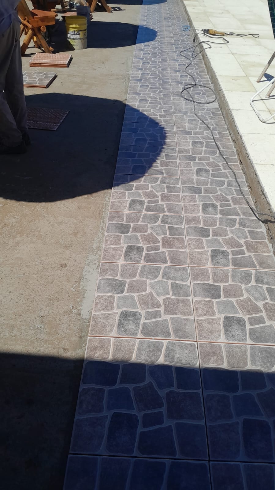 Trabajo de albañilería