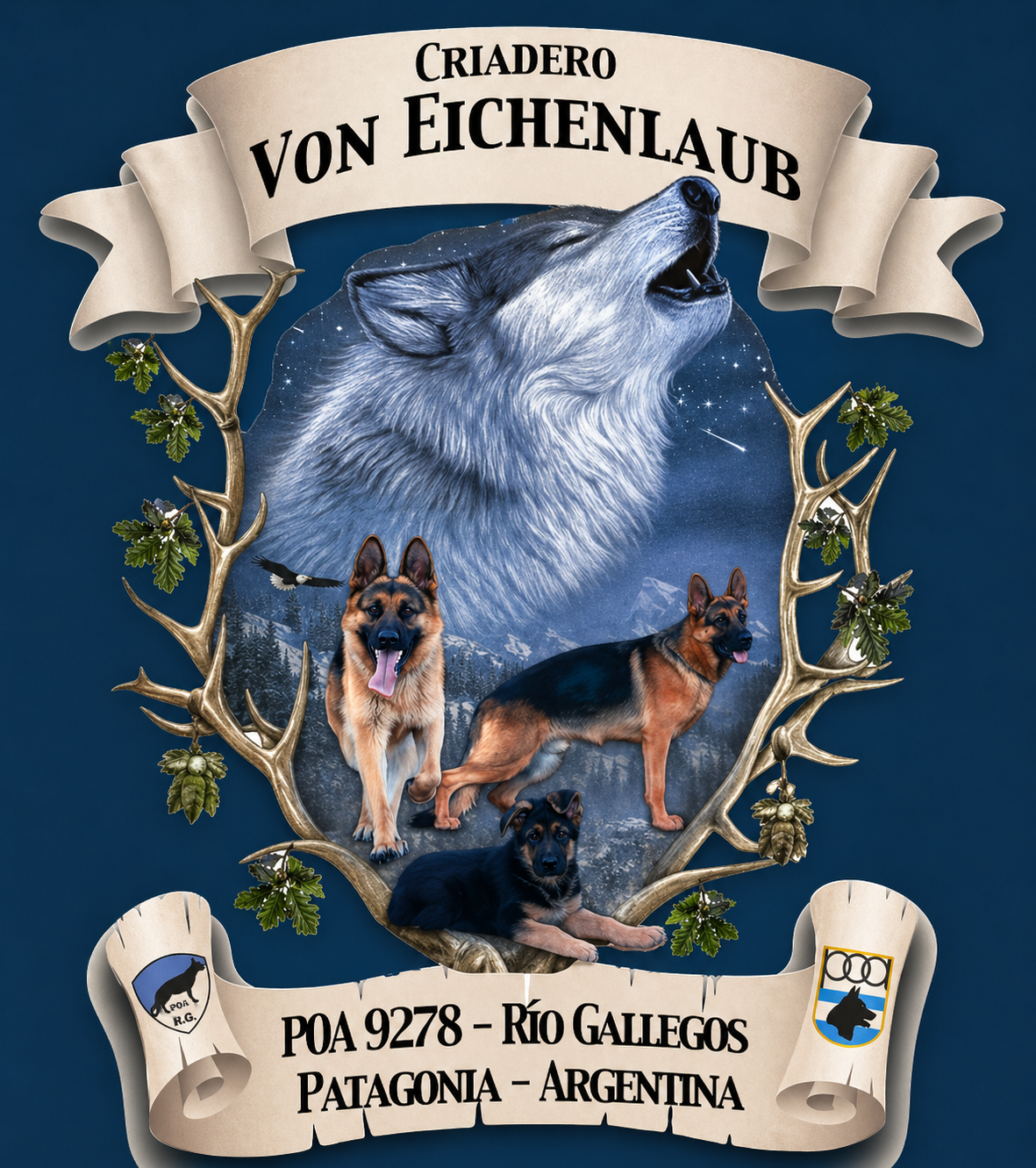 Pastor Alemán VON EICHENLAUB