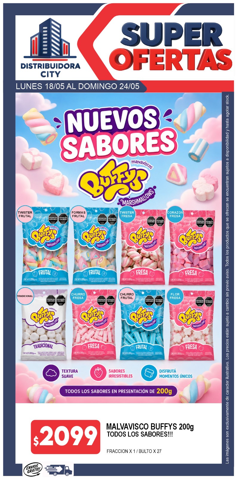 Golosinas y bebidas saborizadas