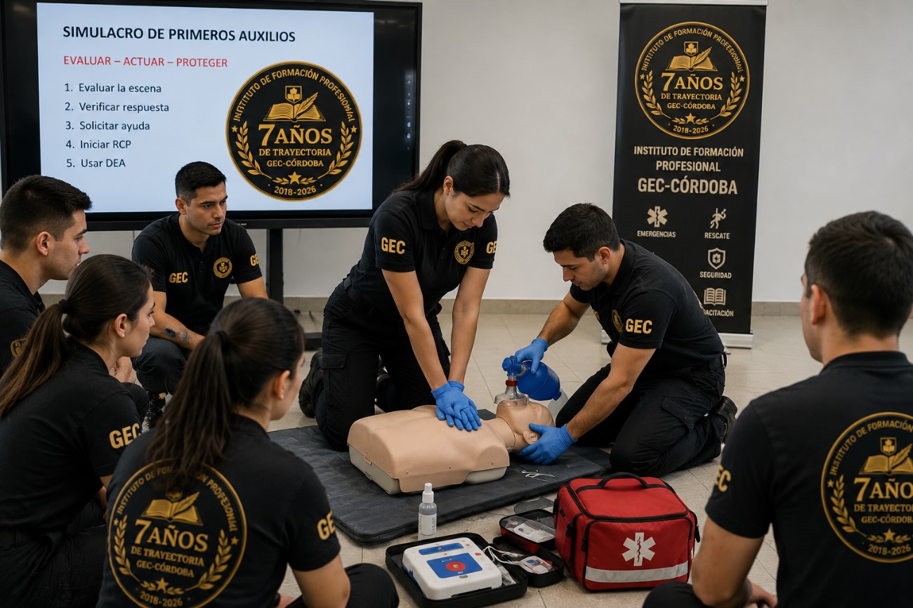 Entrenamiento primeros auxilios