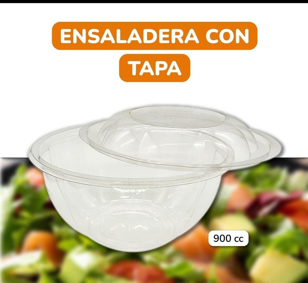 Ensaladera con tapa