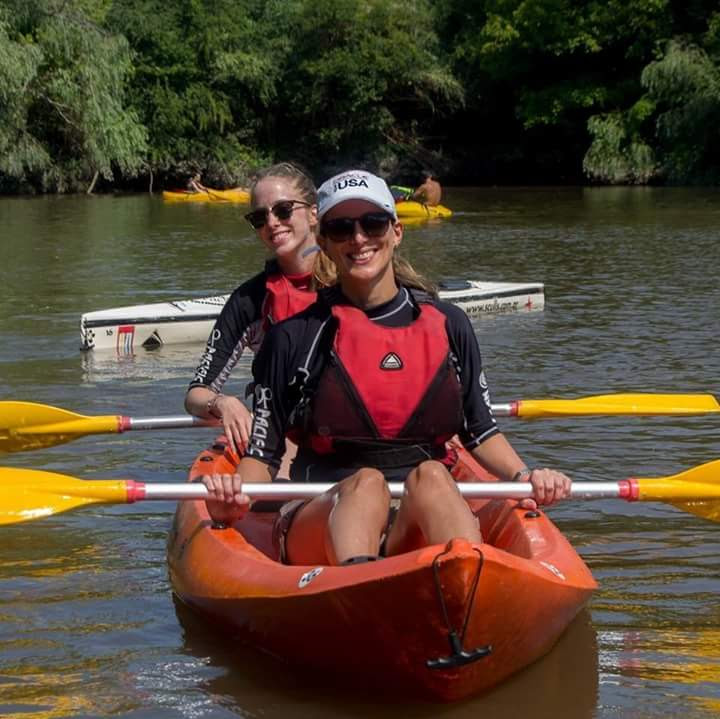 Grupo de kayak